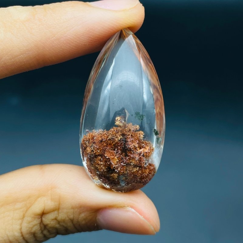 Colorful Garden Quartz Beautiful Teardrop DIY Pendant -Wholesale Crystals