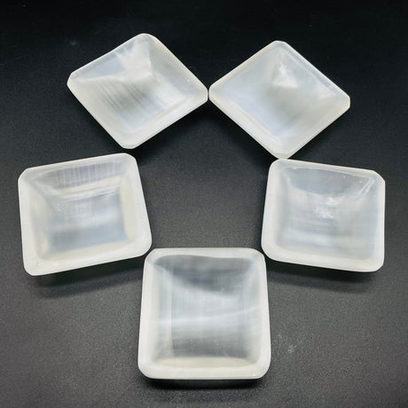 Cube Selenite Bowl Shallow Bowl Wholesale -Wholesale Crystals