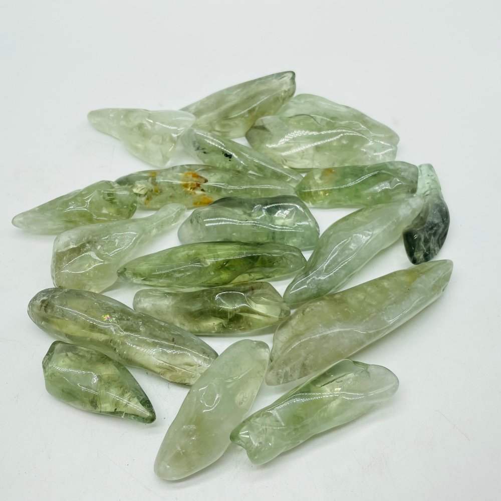 Green Amethyst Polished Free Form Wholesale -Wholesale Crystals