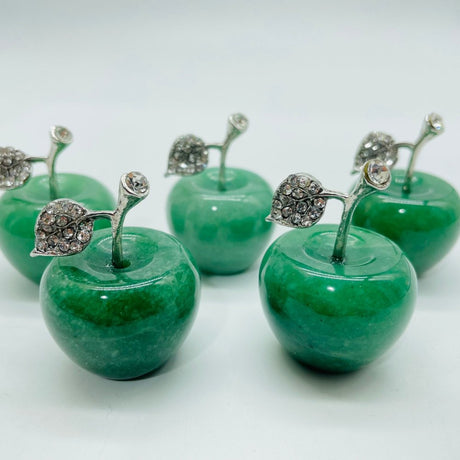 Green Aventurine Apple Carving Wholesale -Wholesale Crystals