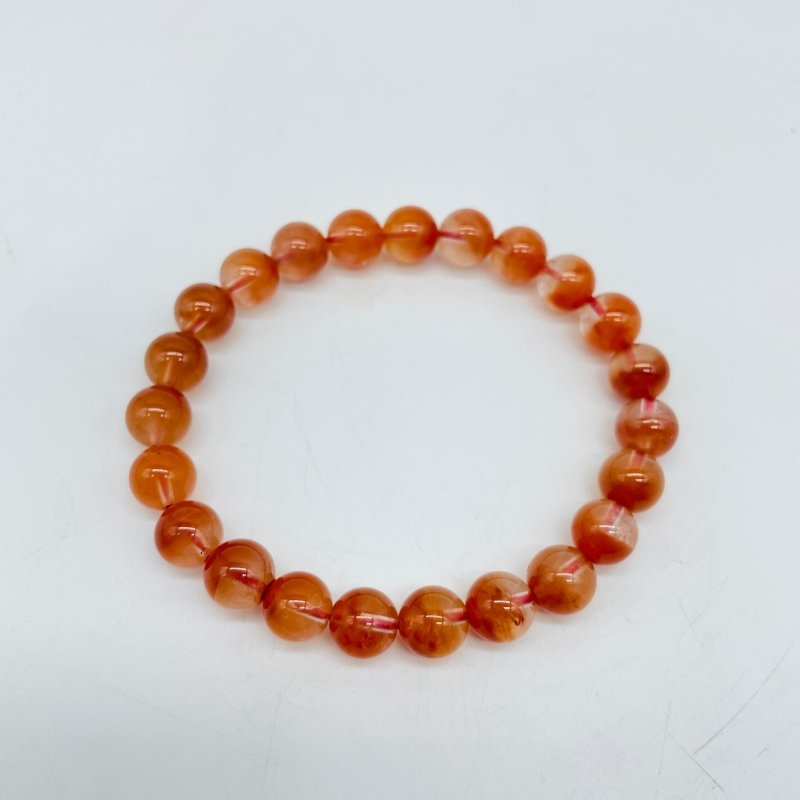 High Grade Natural Red Rabbit Hair Quartz Bracelet(HGUB13) -Wholesale Crystals