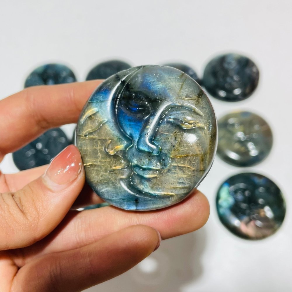 High Quality Labradorite Sun Moon Face Wholesale -Wholesale Crystals