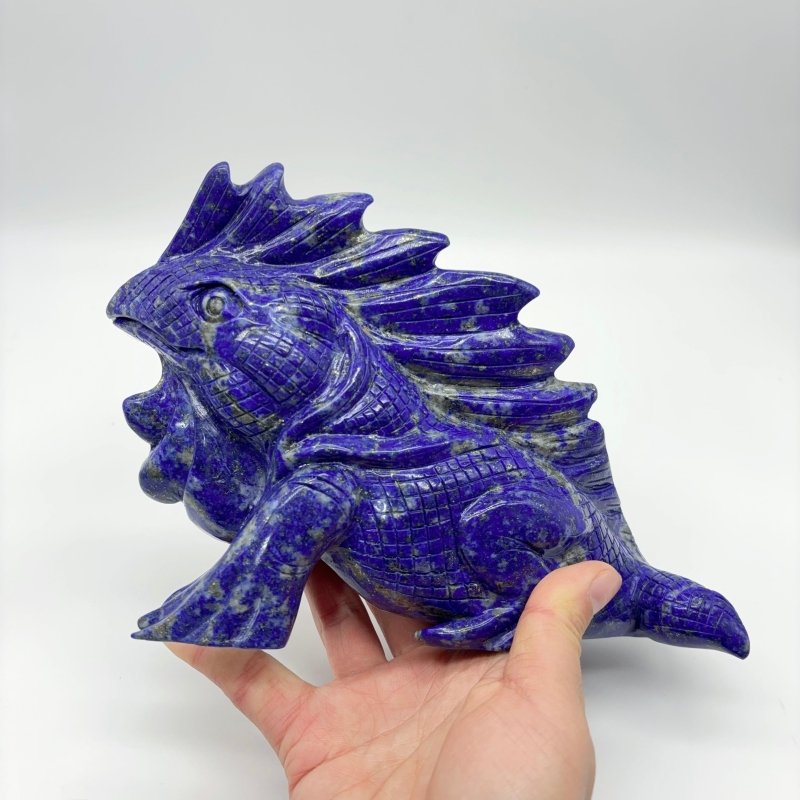 High Quality Lapis Lazuli Chameleon Lizard Carving -Wholesale Crystals