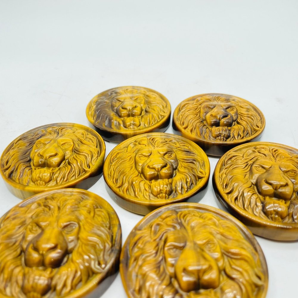 High Quality Tiger Eye Lion Head Carving Wholesale -Wholesale Crystals