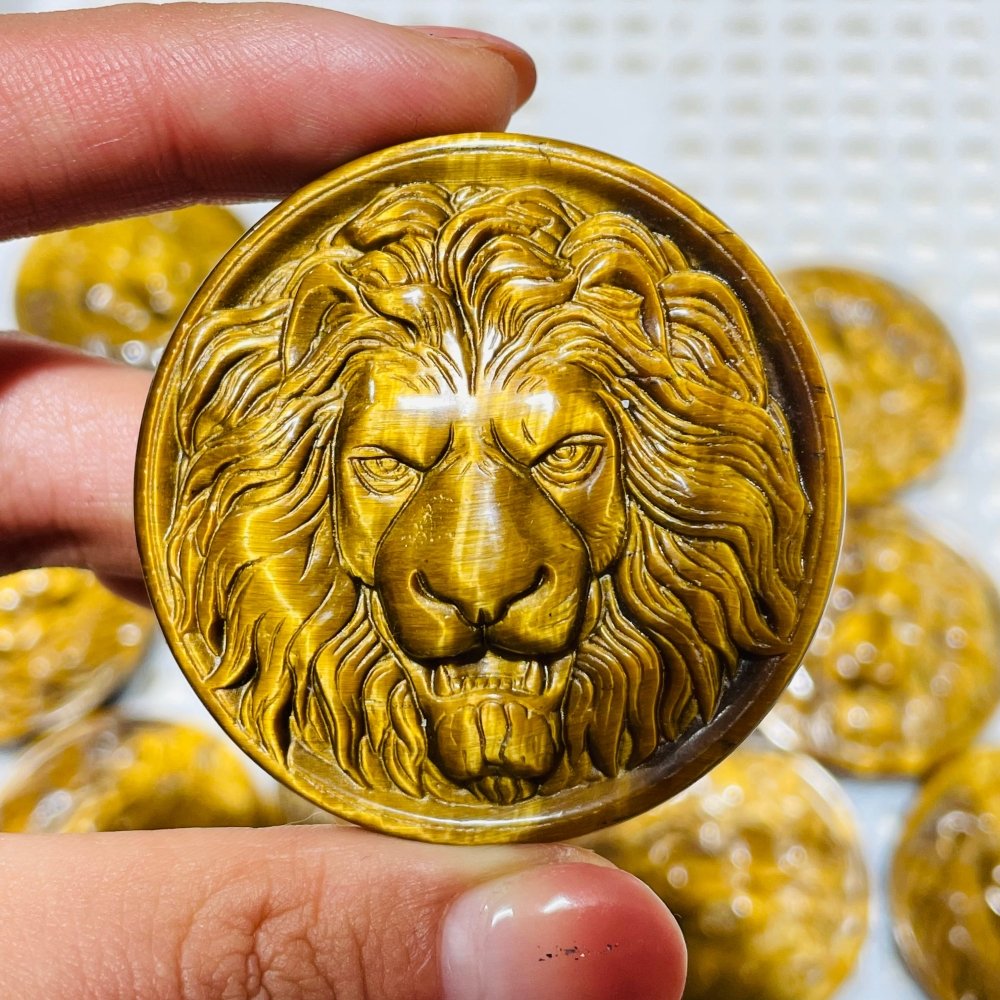 High Quality Tiger Eye Lion Head Carving Wholesale -Wholesale Crystals