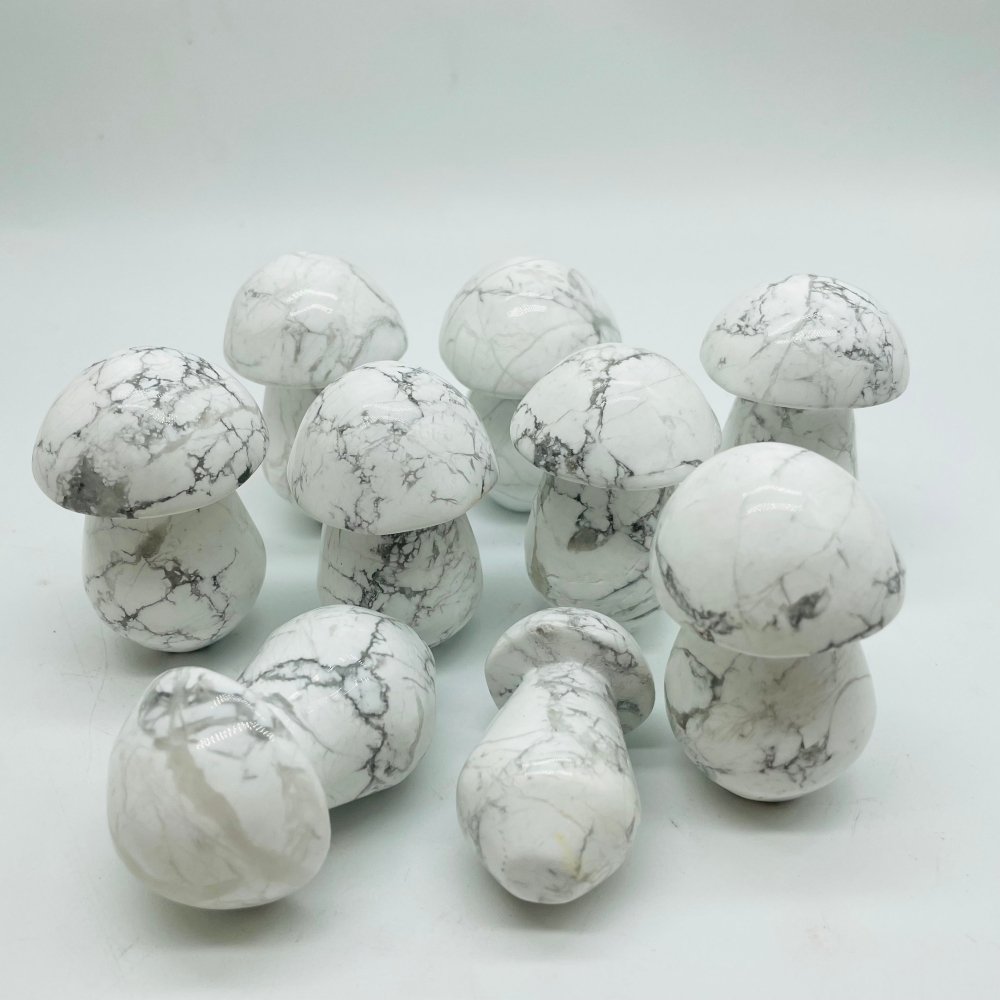 Howlite Mushroom Wholesale -Wholesale Crystals