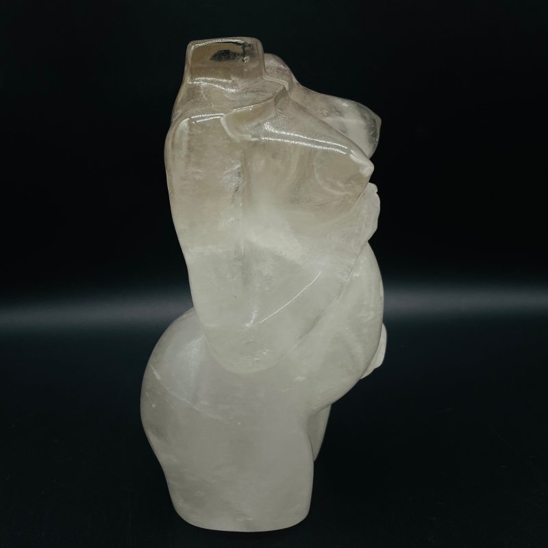 Large Clear Quartz Pregnant Female Goddess Carving -Wholesale Crystals