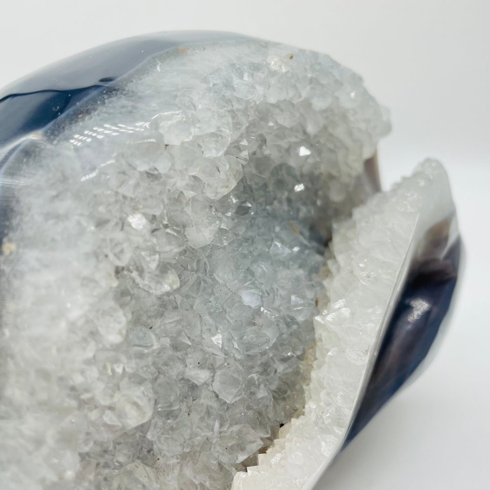 Large Geode Druzy Agate Skull -Wholesale Crystals