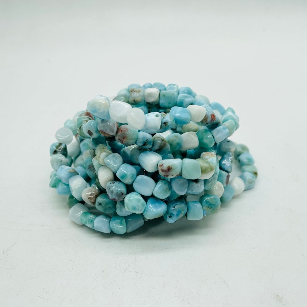 Larimar Free Form Bracelets Wholesale Dominican Republic -Wholesale Crystals