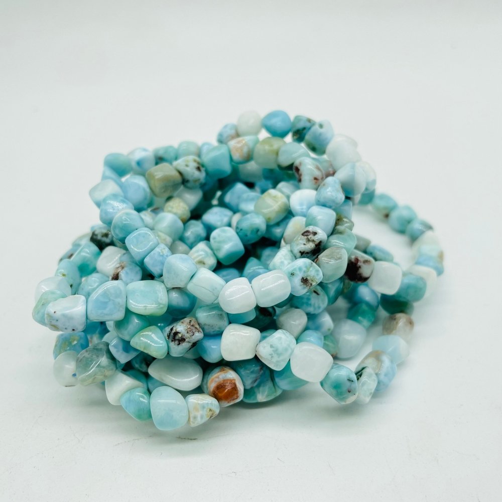 Larimar Free Form Bracelets Wholesale Dominican Republic -Wholesale Crystals