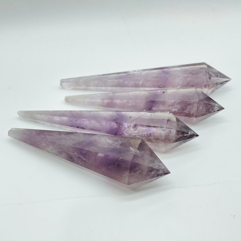 Light Purple God's Fingerprint Amethyst Point Scepter Magic Wand Wholesale - Wholesale Crystals