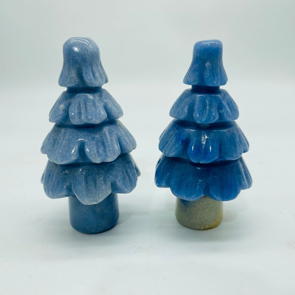 Lotus Jasper & Blue Aventurine Christmas Tree Wholesale -Wholesale Crystals