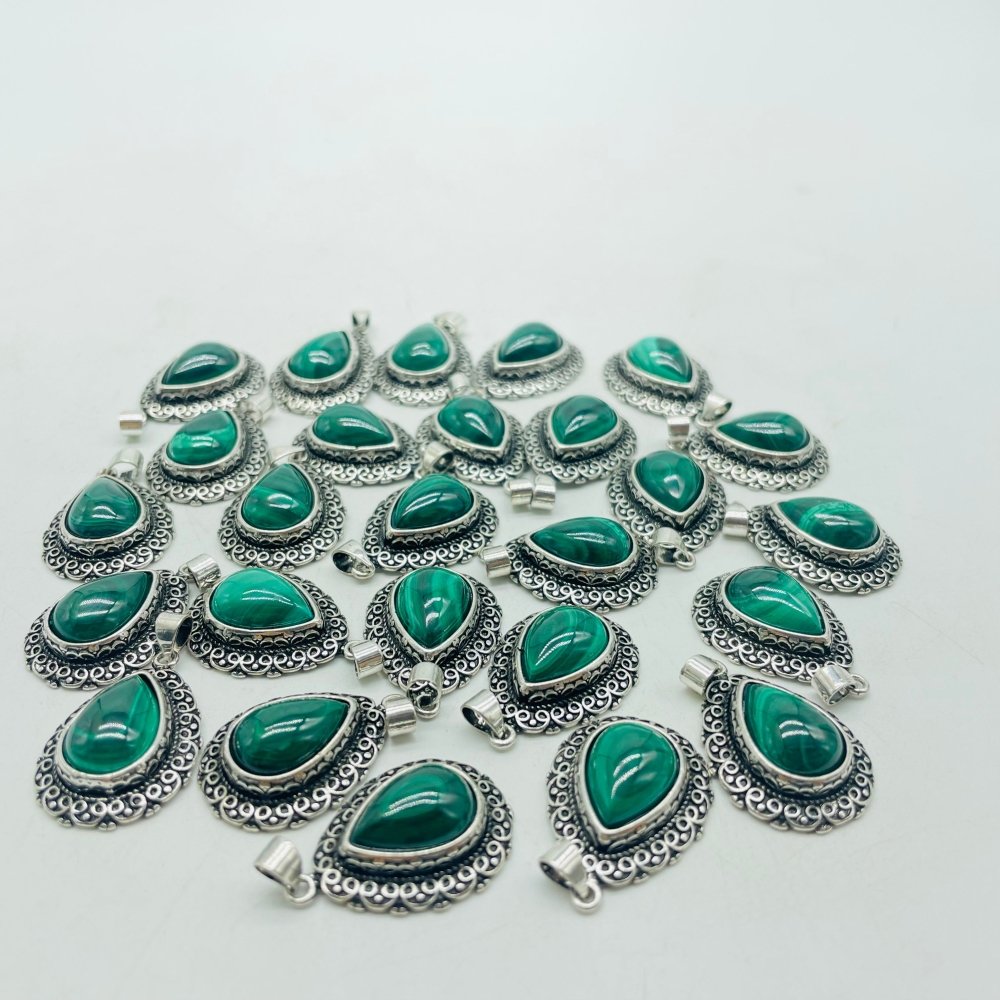 Malachite Teardrop Shape Pendant Wholesale -Wholesale Crystals