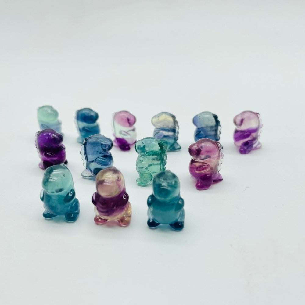 Mini Cute Fluorite Baby Dinosaur Carving Wholesale -Wholesale Crystals