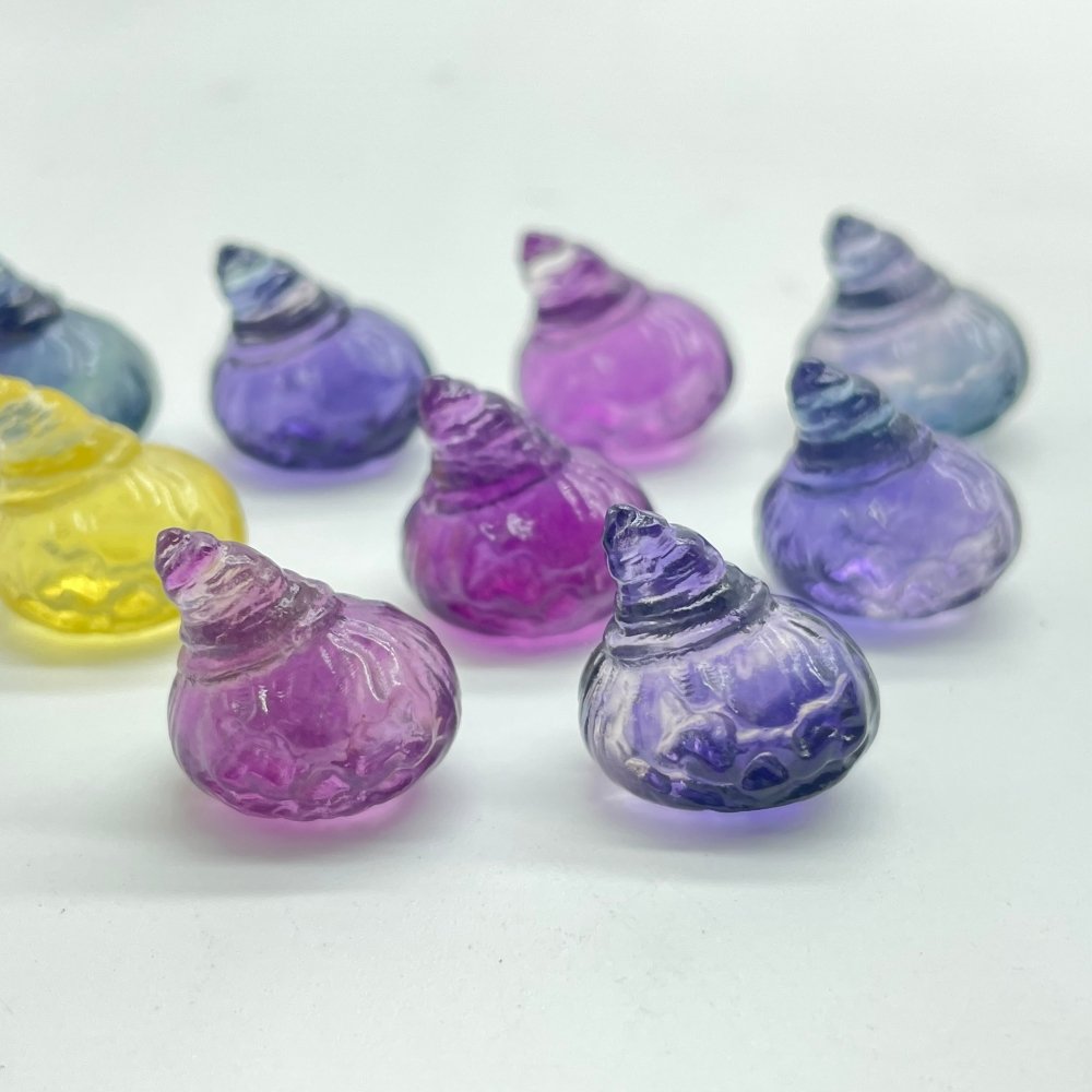 Mini Fluorite Pumpkin With Wizard Hat Carving Wholesale -Wholesale Crystals