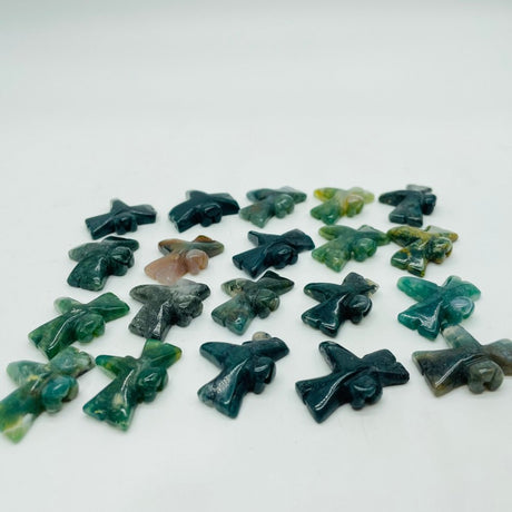Mini Moss Agate Dragonfly Carving Wholesale -Wholesale Crystals