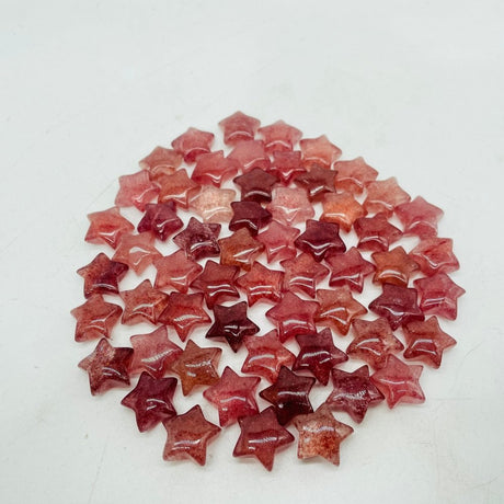 Mini Strawberry Quartz Star DIY Pendant Wholesale -Wholesale Crystals