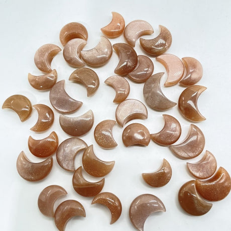 Mini Sunstone Moon Shape Wholesale -Wholesale Crystals