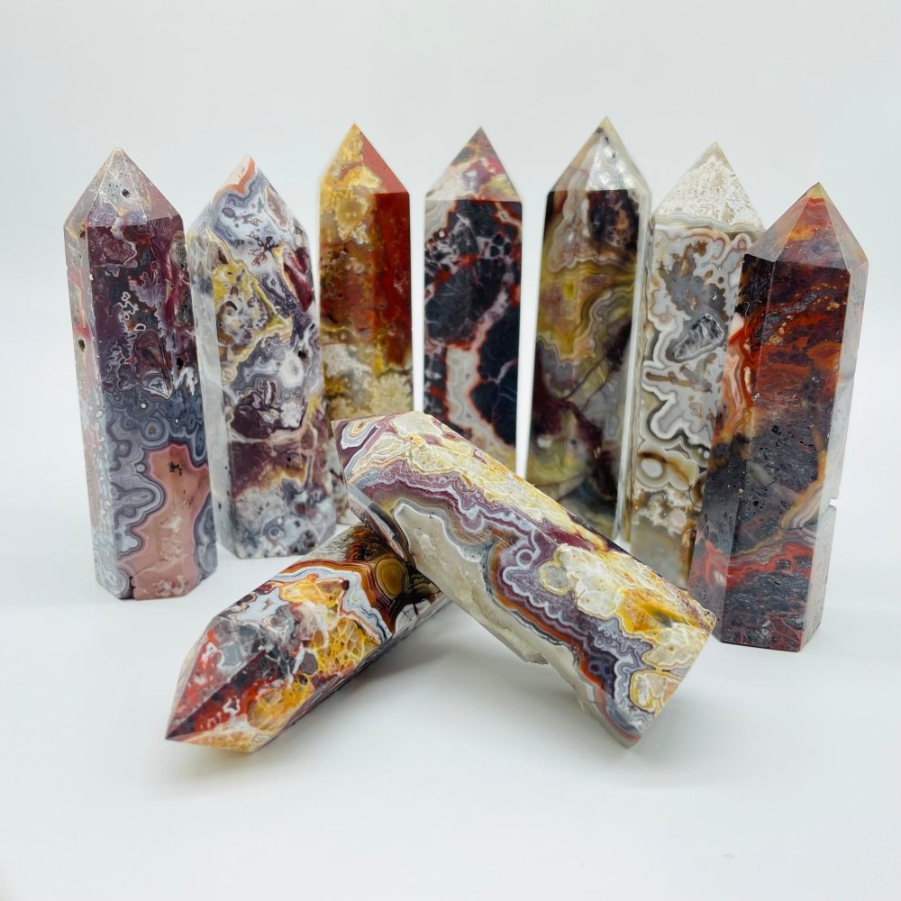Morocco Agate Tower Points Wholesale -Wholesale Crystals