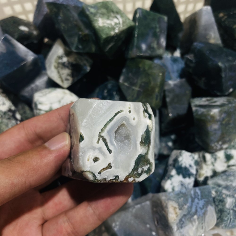 Moss Agate Free Form Polished -Wholesale Crystals