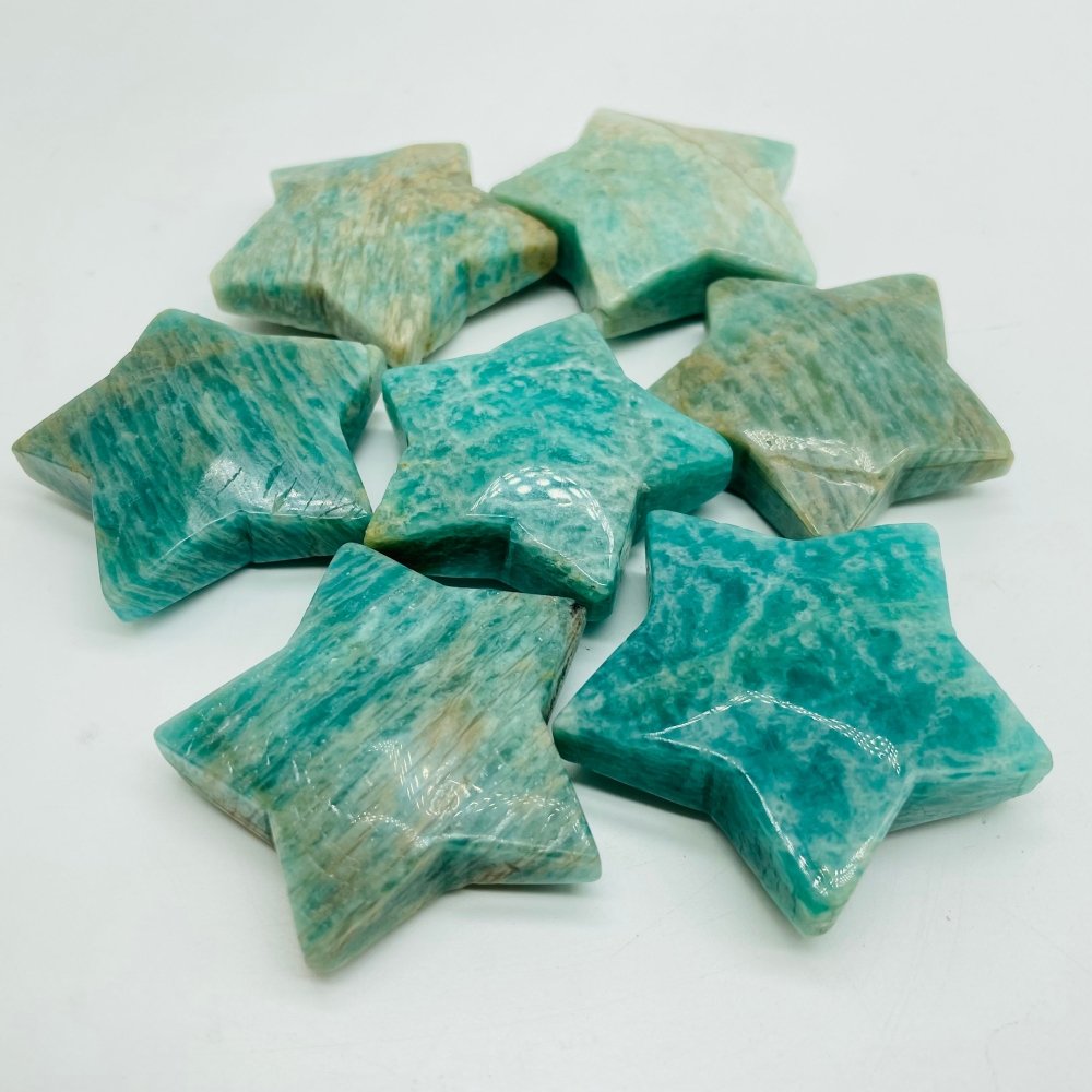 Natural Amazonite Star Moon Closeout -Wholesale Crystals