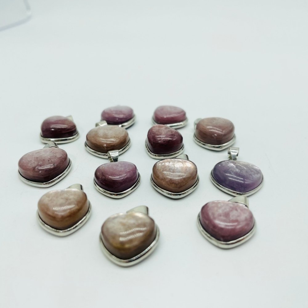 Natural Lepidolite Pendant Charm Wholesale -Wholesale Crystals