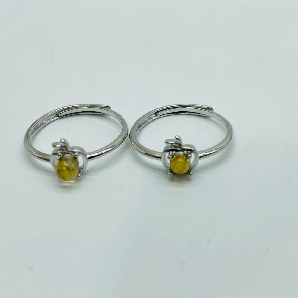 Natural Rutile Crystal Ring Wholesale -Wholesale Crystals