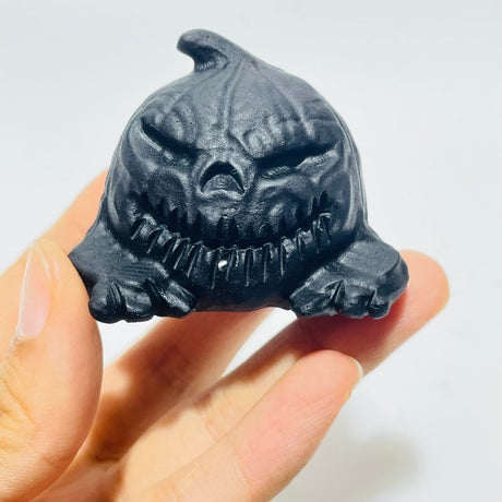 Obsidian Pumpkin Skull Halloween Carving Wholesale -Wholesale Crystals