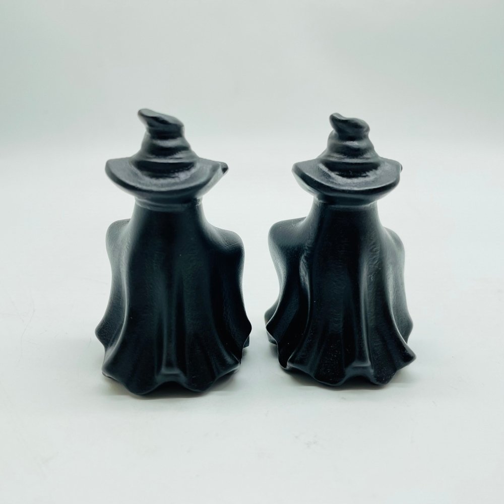 Obsidian Wizard Hat Ghost Carving Wholesale -Wholesale Crystals
