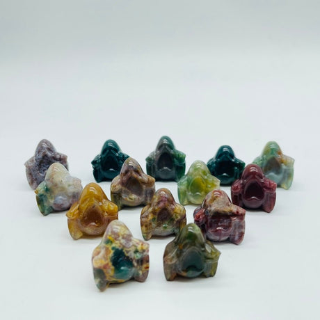 Ocean Jasper Big Mouth Ghost Carving Wholesale -Wholesale Crystals