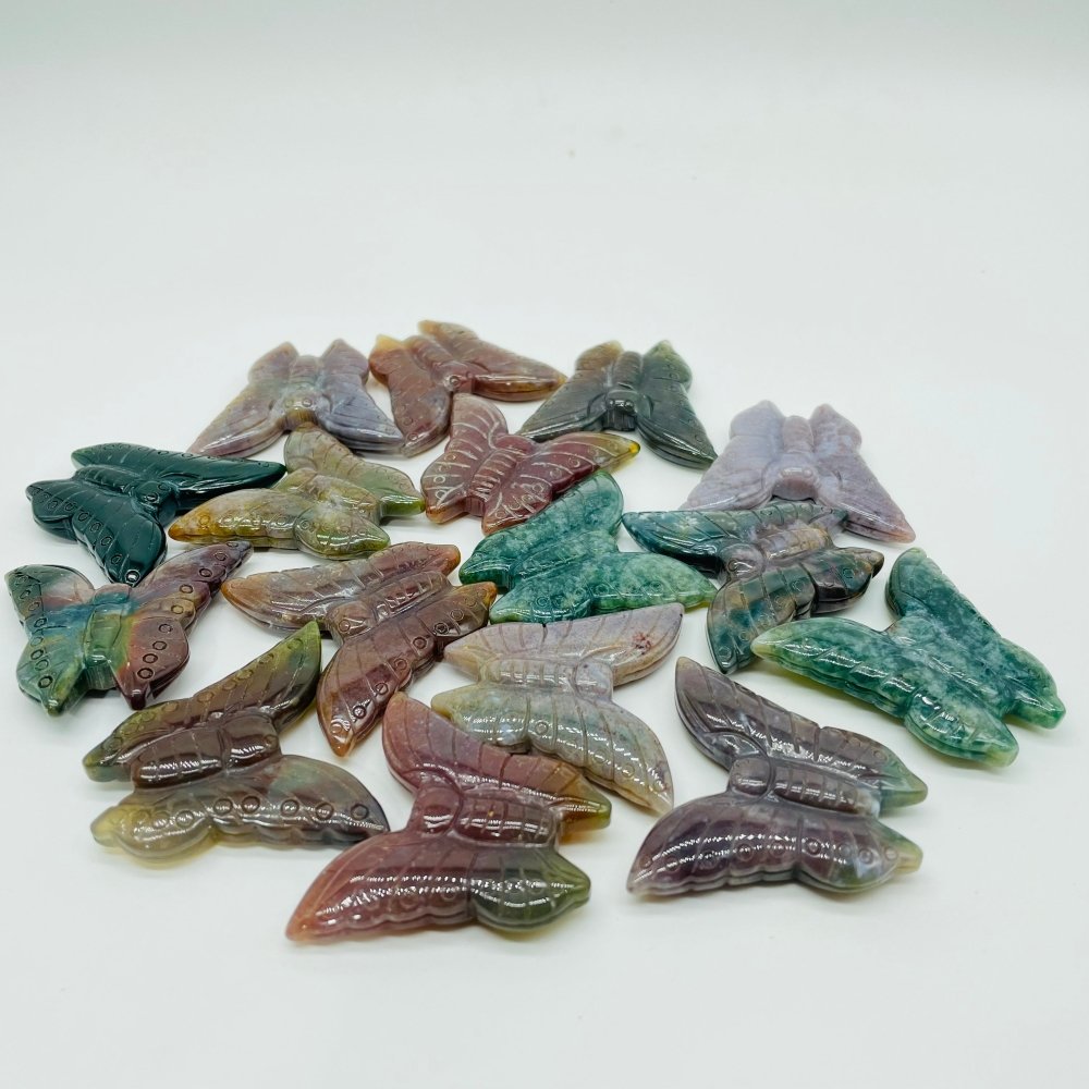 Ocean Jasper Butterfly Carving Animal Wholesale -Wholesale Crystals