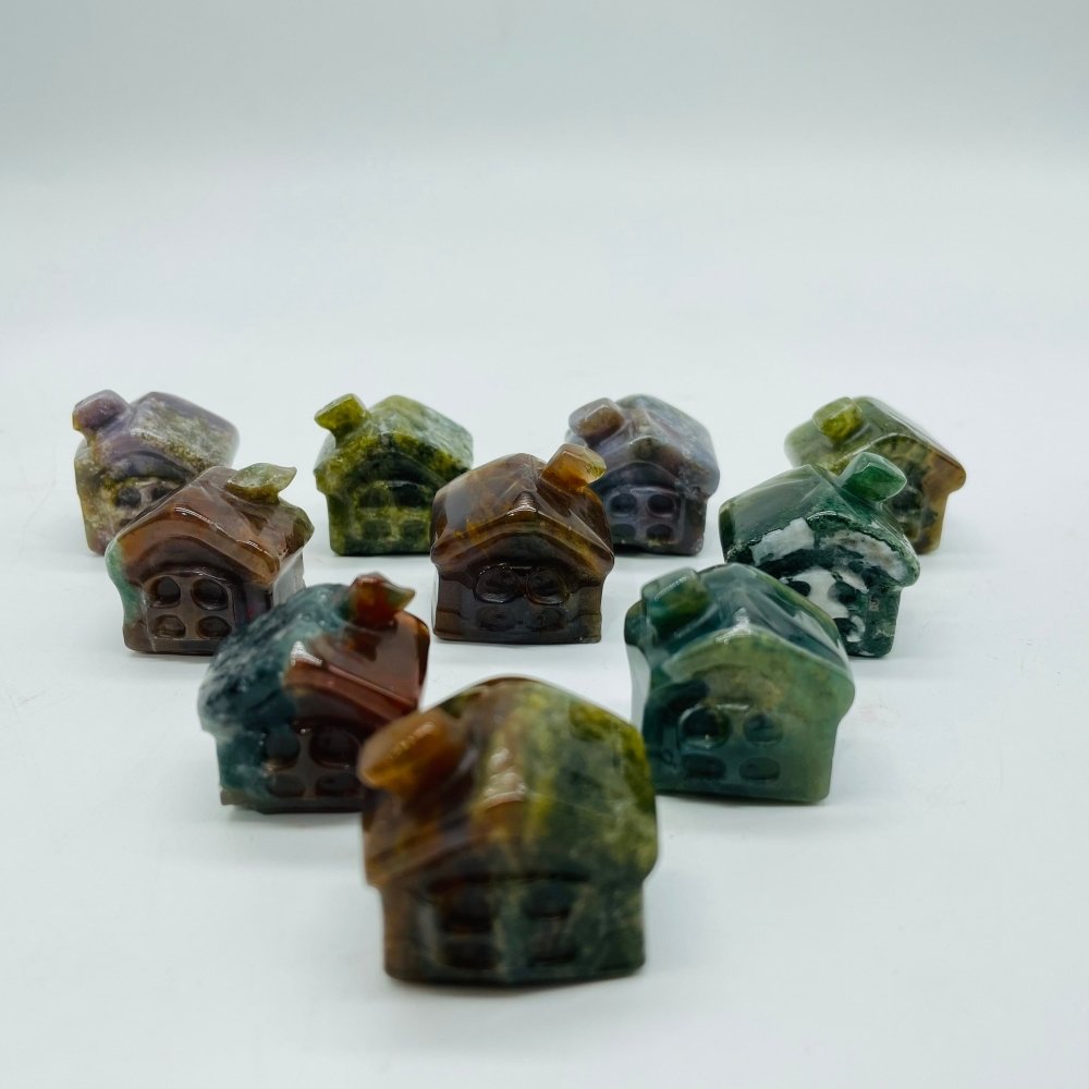 Ocean Jasper House Carving Wholesale -Wholesale Crystals