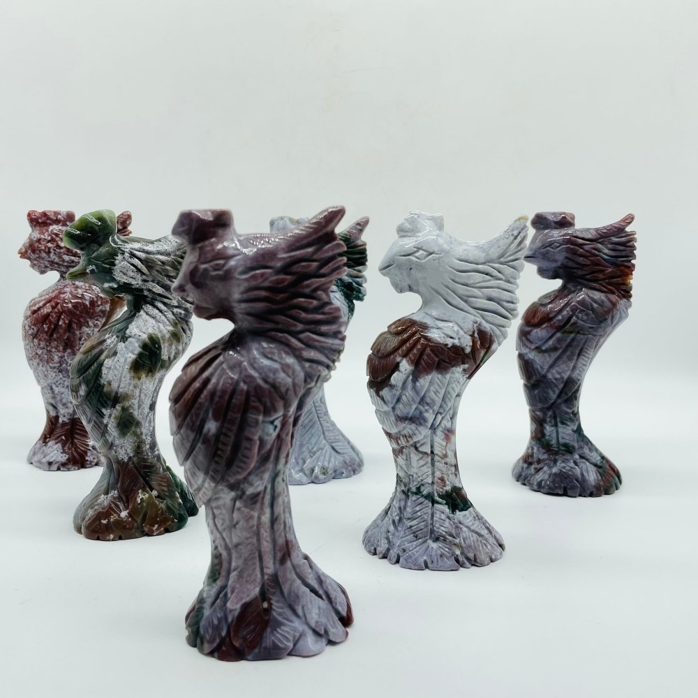Ocean Jasper Phoenix Carving Wholesale -Wholesale Crystals