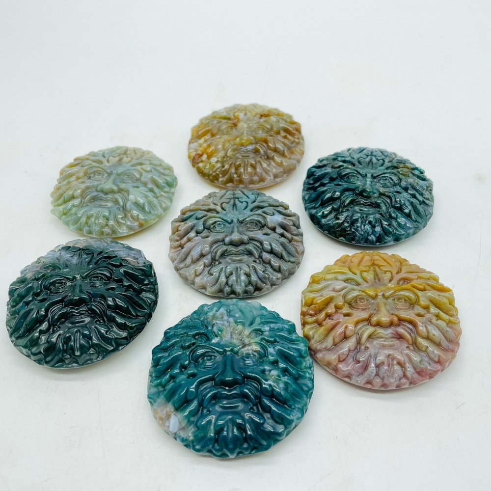 Ocean Jasper Treebeard Carving Crystal Wholesale -Wholesale Crystals