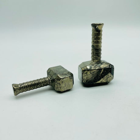 Pyrite Thor's Hammer Mjolnir Carving Wholesale -Wholesale Crystals