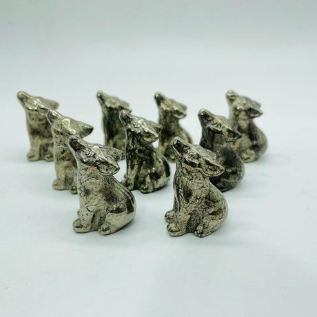 Pyrite Wolf Carving Wholesale -Wholesale Crystals