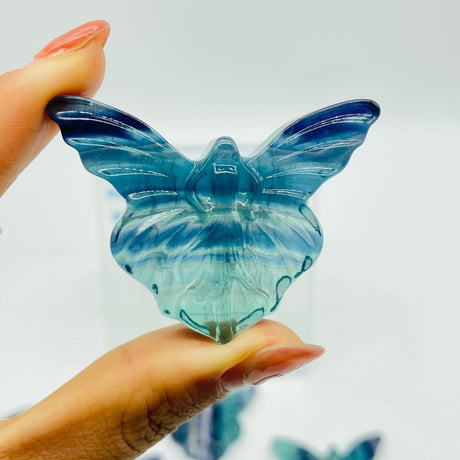 Rainbow Fluorite Butterfly Fairy Carving Crystal Wholesale -Wholesale Crystals
