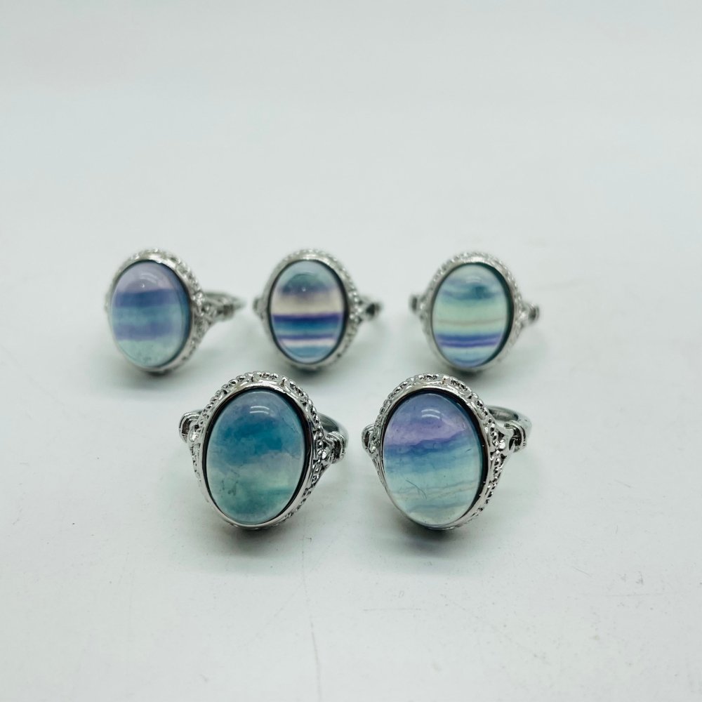 Rainbow Fluorite Ring Wholesale -Wholesale Crystals