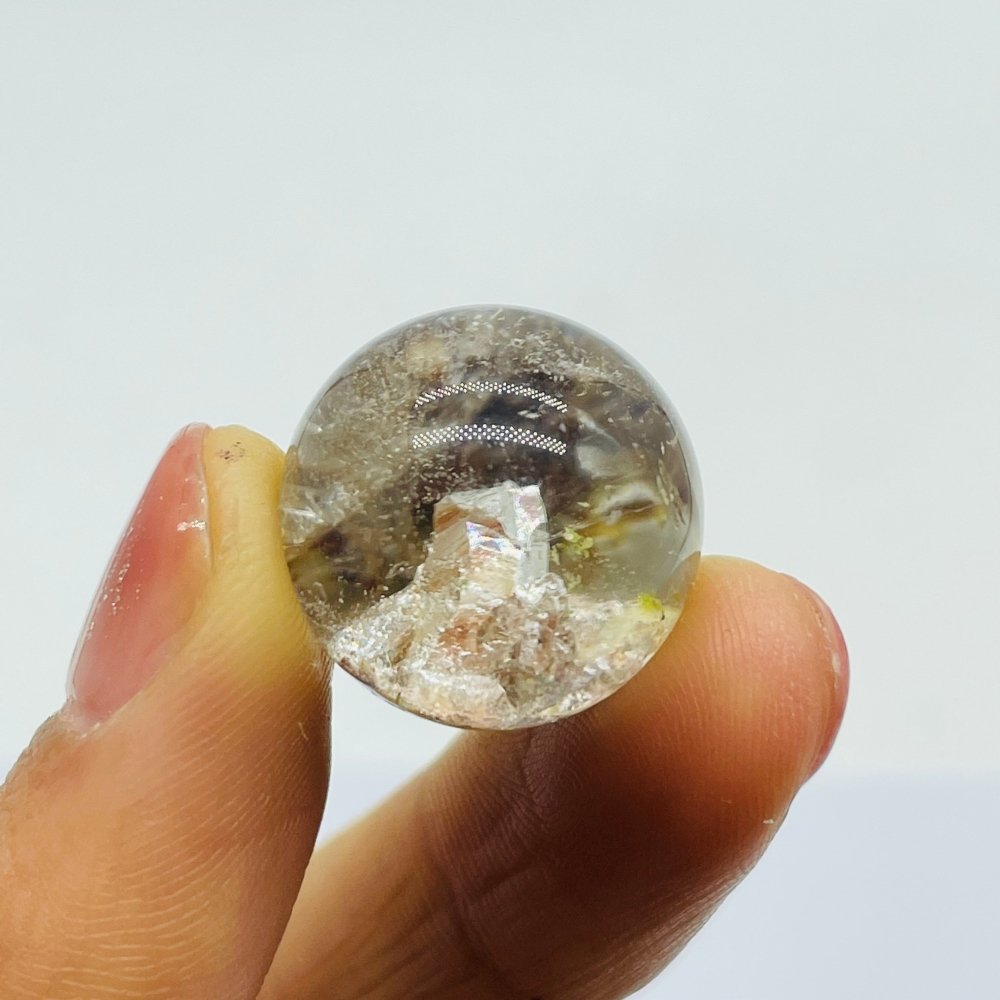 Rare Hexagonal Quartz In Garden Quartz Spheres -Wholesale Crystals