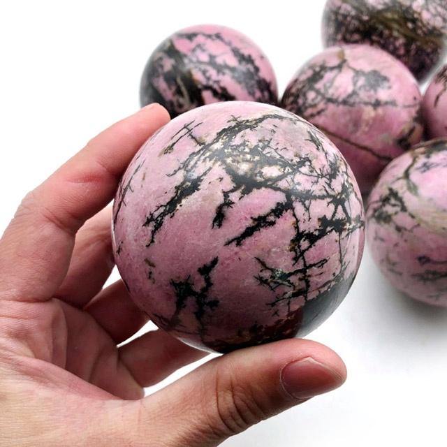 Rhodonite ball -Wholesale Crystals