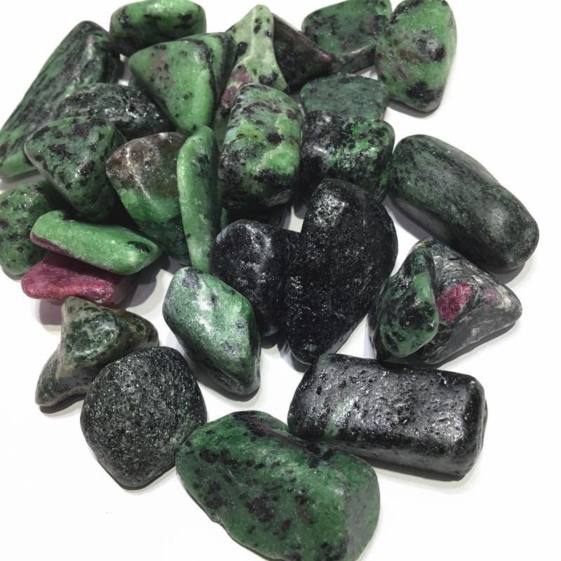 ruby zoisite tumbled -Wholesale Crystals