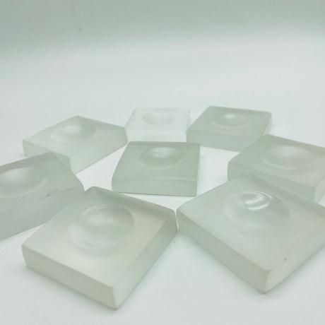Square Selenite Sphere Stand Base Wholesale -Wholesale Crystals