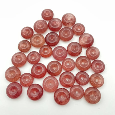 Strawberry Quartz Donuts Wholesale -Wholesale Crystals