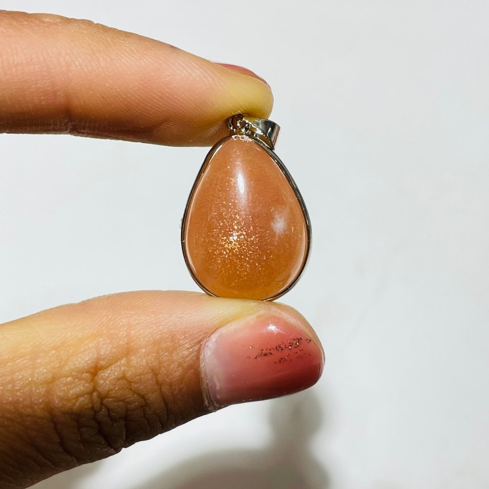 Sunstone Teardrop Shape Pendant Wholesale -Wholesale Crystals