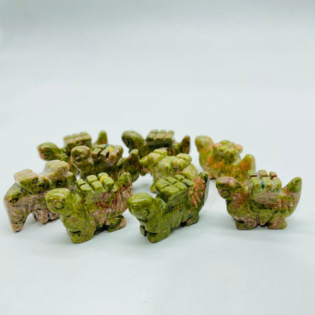 Unakite Dinosaur Carving Animals Wholesale -Wholesale Crystals