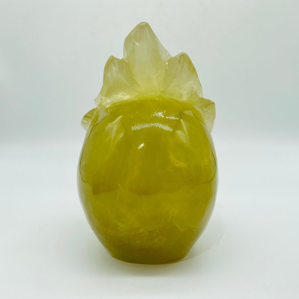 Unique Citrine Feather Mask Skull Carving -Wholesale Crystals