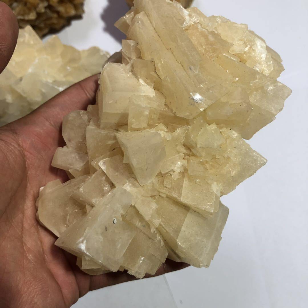 yellow calcite cluster -Wholesale Crystals