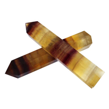 Yellow fluorite point -Wholesale Crystals
