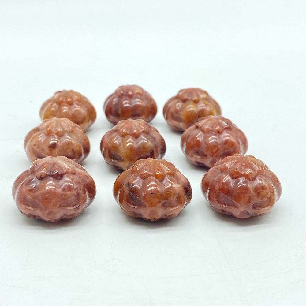 Yellow Jade Halloween Pumpkin Carving Wholesale -Wholesale Crystals