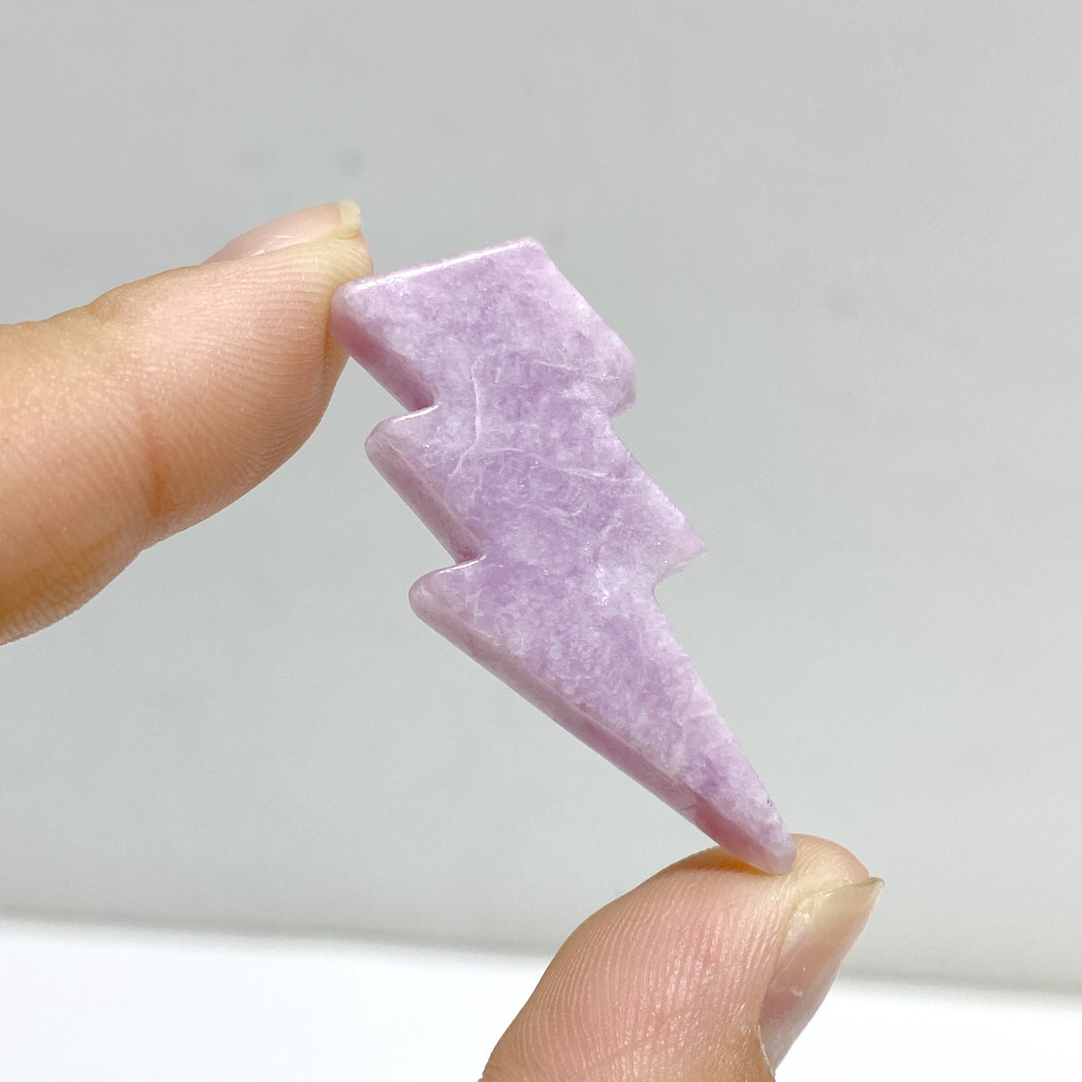 Black Obsidian & Lepidolite Lightning Carving Wholesale